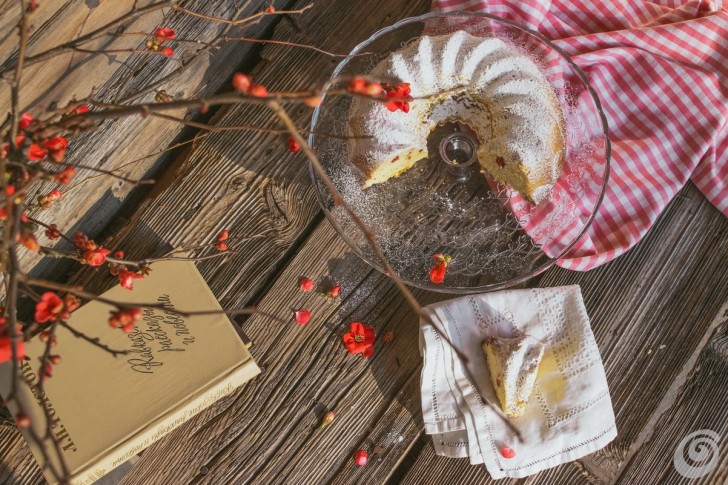 Recept za rahel kolač z brusnicami