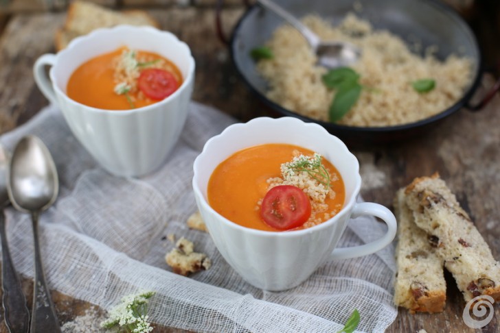 Recept za paradižnikovo juho s kuskusom