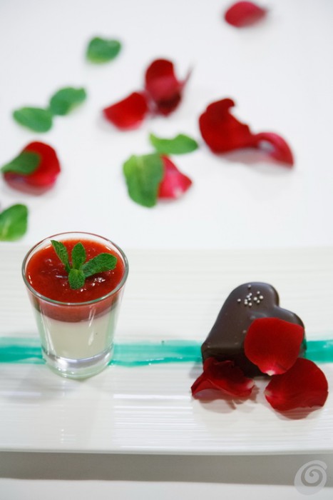 Un tris di dessert per la cena di San Valentino